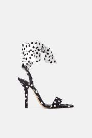 High Heeled Sandals with Polka Dots by Zara at Zara