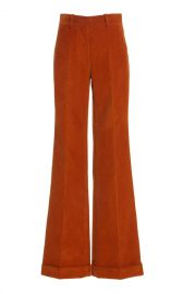 High-Rise Flared Corduroy Pants by Victoria Beckham at Moda Operandi