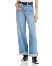 High Rise Straight Jeans in Radio Star at Bloomingdales