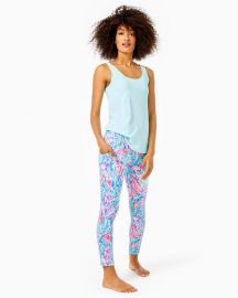 High Rise Weekender Midi Legging at Lilly Pulitzer