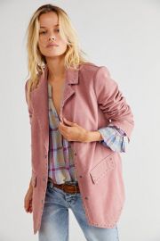 High Tide Suede Blazer at Free People