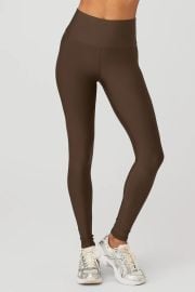 High-Waist Airlift Legging - Espresso Alo Yoga at Alo Yoga