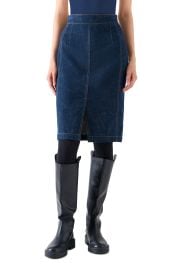 High Waist Denim Pencil Skirt at Nordstrom