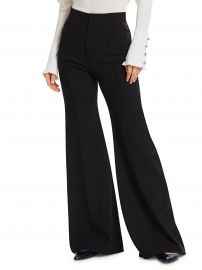 High Waist Flared Wool Pants at Saks Fifth Avenue