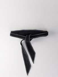 High Waisted Belt with Rhinestone by Maje at Maje