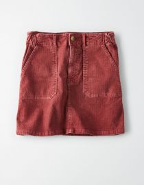 High-Waisted Corduroy A-Line Skirt at American Eagle