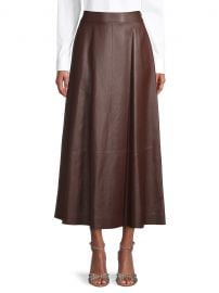 High-Waisted Leather Skirt at Saks Fifth Avenue