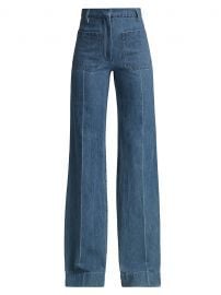 High-Waisted Patch Pocket Jeans by Victoria Beckham at Saks Fifth Avenue