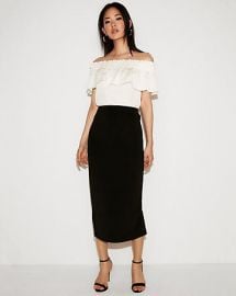 High Waisted Pencil Skirt at Express