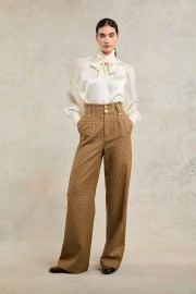 High Waisted Straight Trouser Tawny Holland Cooper US at Holland Cooper