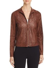 Highline Laser-Cut Leather Jacket at Bloomingdales