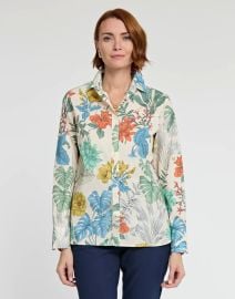 Hinson Wu Reese Long Sleeve Rainforest Print Shirt at Hinson Wu