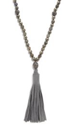 Hipchik Couture Emelia Tassel Necklace at Shopbop