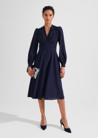 Hobbs Adrianna Dress in Midnight Navy at Hobbs