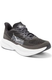 Hoka Mach 6 Running Shoe in Black White at Nordstrom