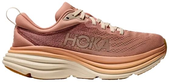 Hoka One One Bondi 8 in sandstone Cream at GOAT