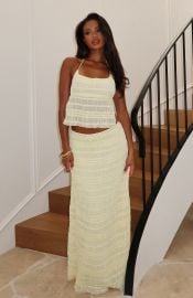 Hold Out Maxi Skirt Lemon 124 White Fox Boutique US at White Fox Boutique
