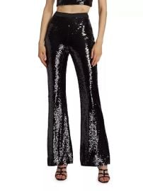 Holiday Amy Sequin Flared Pants at Saks Fifth Avenue