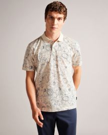 Holler Polo in Natural at Ted Baker