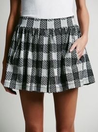 Holly Go Lightly Plaid Skirt at Free People