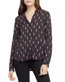 Holly Lipstick Print Blouse at Bloomingdales