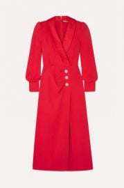 WornOnTV: Fallon’s red button detail maxi dress on Dynasty | Elizabeth ...