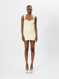 Hollywood Latex Mini Dress White POSTER GIRL at Poster Girl