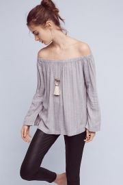 Homestead off the shoulder top at Anthropologie