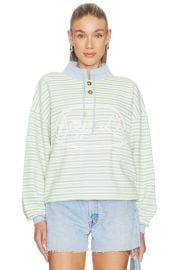 Honor Roll Henley Crewneck Sweatshirt at Revolve
