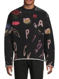 Honor The Gift Collage Cotton Crewneck Sweatshirt at Saks Fifth Avenue