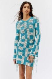 Honor The Gift Crochet Mini Dress at Urban Outfitters