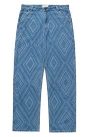 Honor The Gift Diamond Straight Leg Jeans in Indigo at Nordstrom