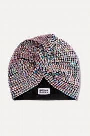 Honore crystal-embellished stretch-cotton turban at Net A Porter