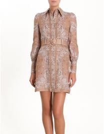 Honour Bandana Short Dress   HONOUR BANDANA SHORT DRESS at Zimmermann