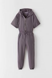 Hooded Jumpsuit at Zara