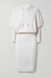 Hooded Ribbed Cashmere-Blend Dress by Tom Ford at Net A Porter