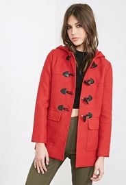 Hooded Toggle Coat  Forever 21 - 2000083682 at Forever 21