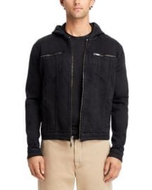 Hooded Zip-Front Knit Jacket at Bloomingdales