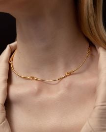 Hope Articulated Choker Necklace in Gold Vermeil - Mara Paris at Mara Paris