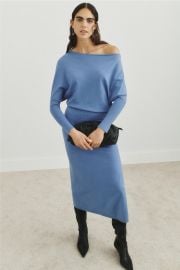 Horizon Knit Midi Dress by SIMKHAI Rent the Runway at Rent the Runway