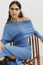 Horizon Knit Midi Dress by SIMKHAI Rent the Runway at Rent the Runway
