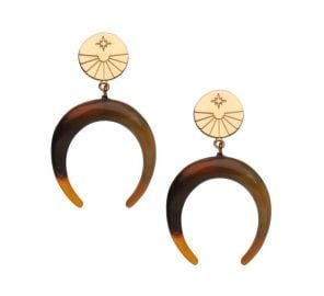 Horn Crescent Earring by Jane Win x Soko at Jane Win