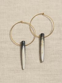 Horn Quill Earrings at Banana Republic