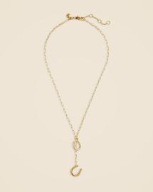 Horseshoe Lariat Necklace For Women JCrew at J. Crew