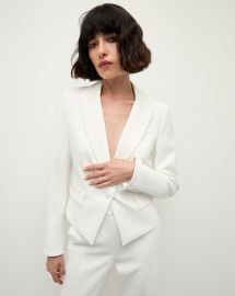 Hosanna Dickey Jacket in White at Veronica Beard