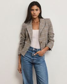 Hosanna Plaid Dickey Jacket at Veronica Beard
