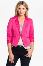 Hot pink blazer at Nordstrom at Nordstrom