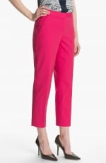 Hot pink cropped pants at Nordstrom at Nordstrom