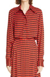 Houndstooth Blouse by Victoria Beckham at Nordstrom