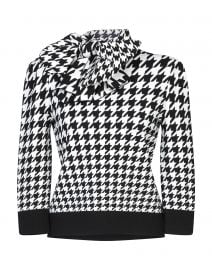 Houndstooth Bow Jumper by Alexander Mcqueen at Yoox